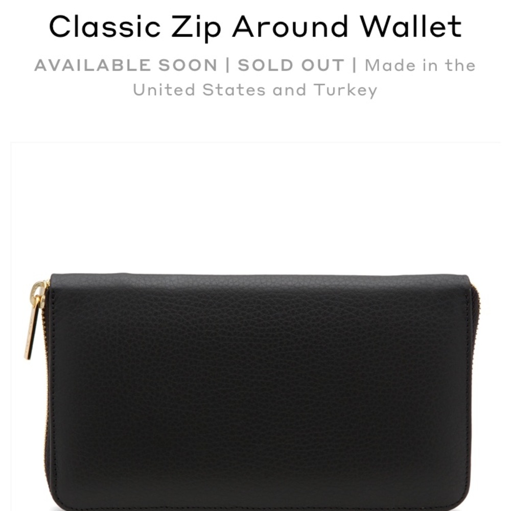 Cuyana Leather Wallet